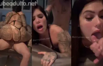 Anny Alves fudendo gostoso com o namorado e levando um montão de gozada na boca