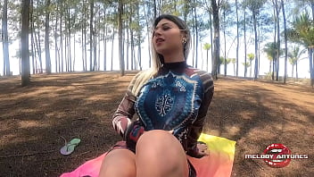 Mini gabys anal melody na praia