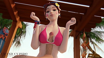 Uzaki bouncer on the beach animated porno