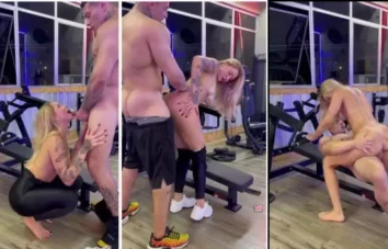Vídeo caseiro hot de um personal da Smart Fit de um bairro chique de São Paulo transando com uma aluna loirinha gostosa na academia