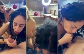 Andriza Haack curtindo com a amiga em cena picante