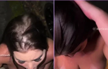 Compilado da mulher casada tomando um banho de leite no rosto