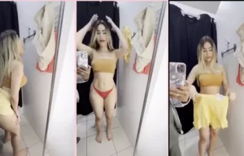 Loira com um corpão pegando fogo no provador com um cliente abastado, tudo rolou na Zara do shopping Frei Caneca em São Paulo