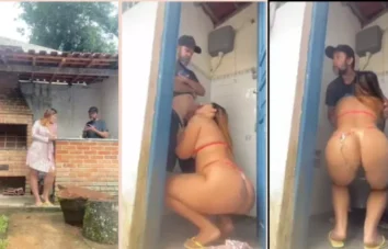 Casada do bundão avantajado leva o pedreiro pro banheiro e se diverte à beça
